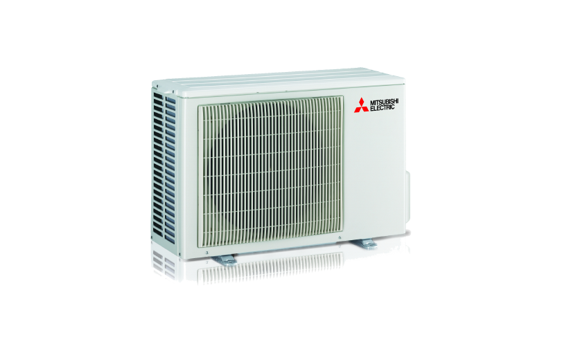 Mitsubishi Electric MSZ-HR25VFK + MUZ-HR25VF Condizionatore Fisso, Inverter, Split System, Unità Interna e Esterna, Bianco