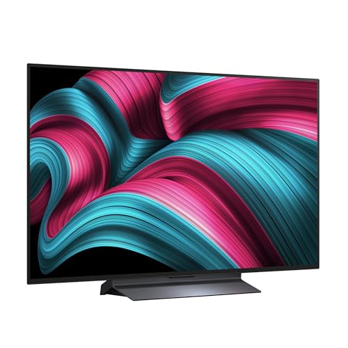 LG TV OLED 48C56LB Evo AI C5, 48 Pollici, Smart TV 4K, Processore α9 Gen8, webOS con AI