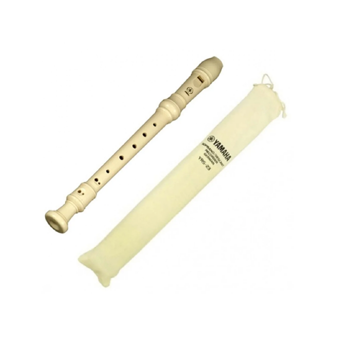 Yamaha YRS-23 Imboccatura a un'estremità (fischietto) Flauto dolce Soprano ABS sintetico Avorio