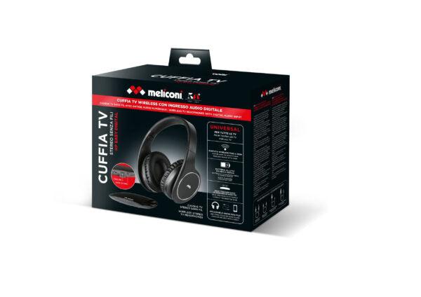 Meliconi HP Easy Digital Cuffia TV Wireless