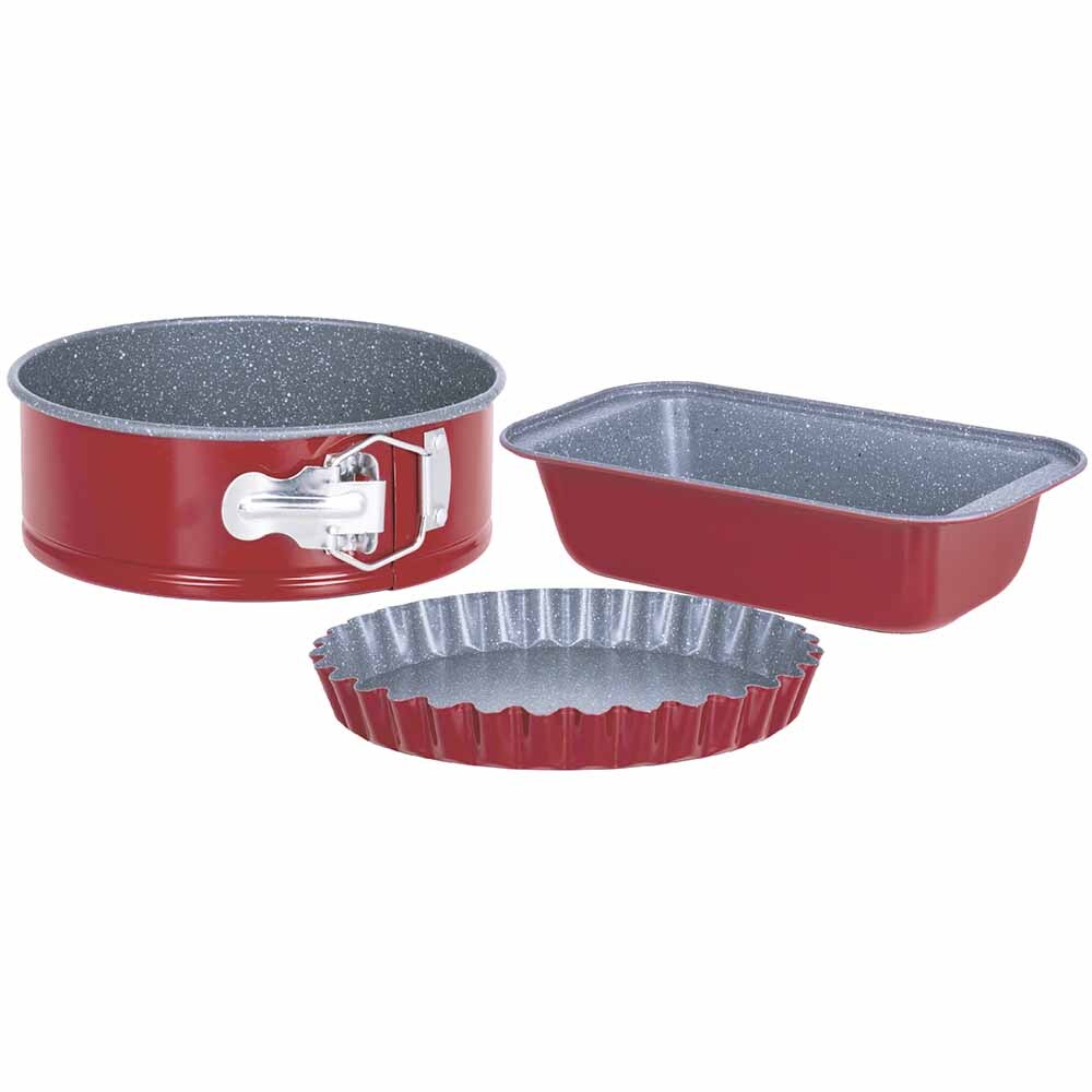 Set pasticceria Aetermun 3 pezzi Y00agd0428 Linea Freedom, Rosso Ciliegia
