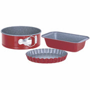 Set pasticceria Aetermun 3 pezzi Y00agd0428 Linea Freedom, Rosso Ciliegia