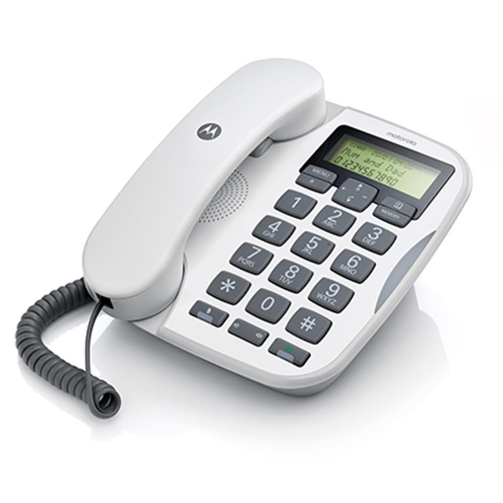 Motorola CT 510 Telefono fisso Vivavoce Tasti grandi bianco