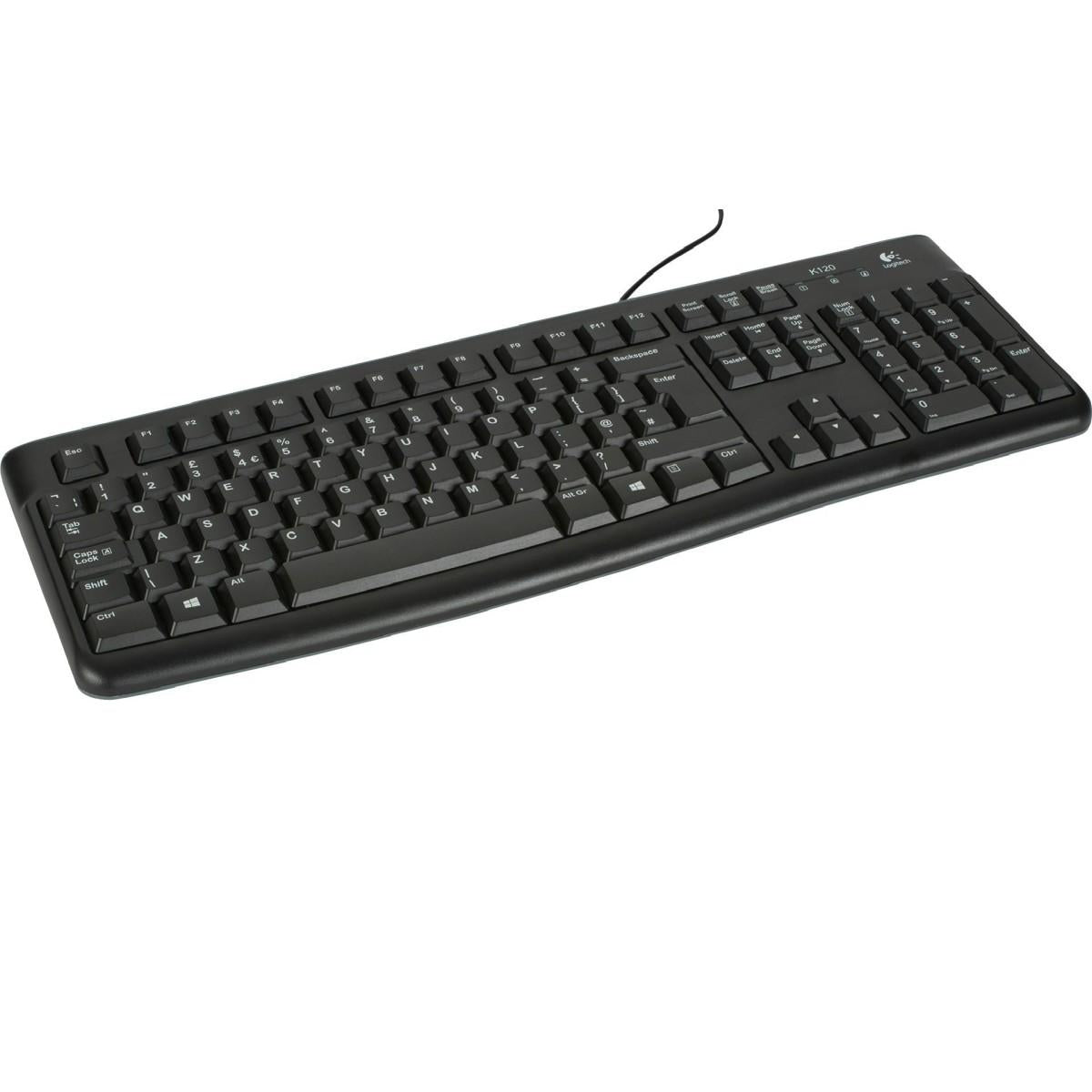 Logitech K120 tastiera USB QWERTY Italiano Nero