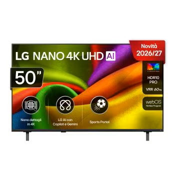 LG Smart TV NANO 4K UHD AI 50NU850B6LA 50" 4K webOS 26 HDR10 Pro