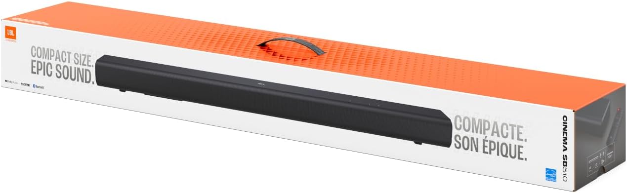 JBL Cinema SB 510, Soundbar 3.1 Canali con Subwoofer Integrato