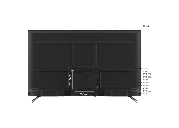 Smart-Tech 55QA20V1 Televisione Smart TV 55 Pollici Led Uhd Nero
