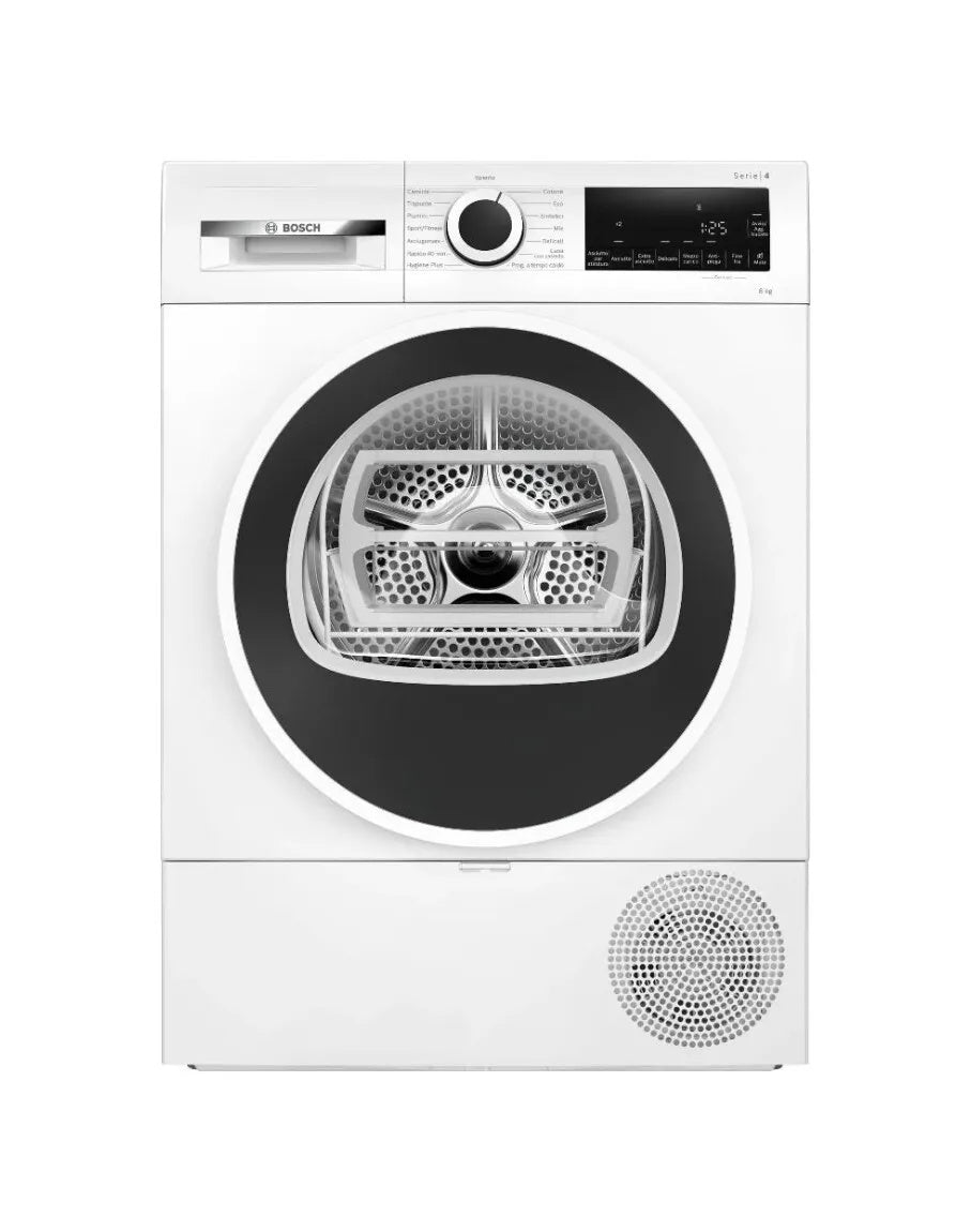 Bosch Serie 4 WQA23301IT Asciugatrice a Pompa di Calore 8 kg Classe C AutoDry Bianca