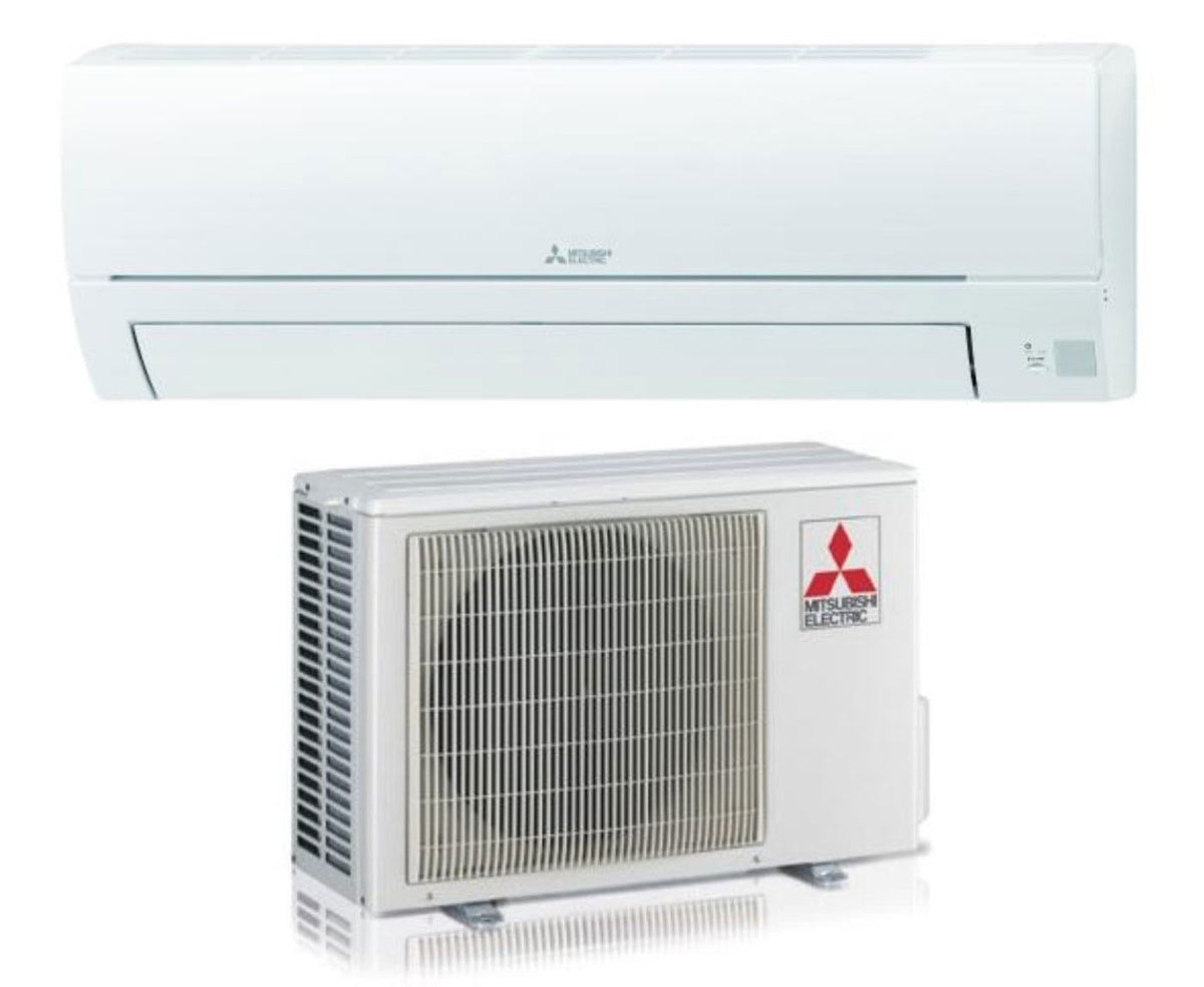 Mitsubishi Electric MSZ-HR60VF + MUZ-HR60VF Condizionatore Fisso, Split System, Dc Inverter, Unità Interna E Esterna, Bianco