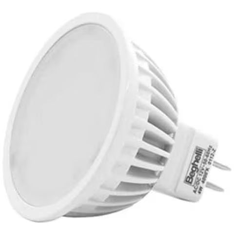 BEGHELLI EcoLED MR16 56046 Lampadina LED Dicroica 6W 12V GU5.3 4000K 560 lm