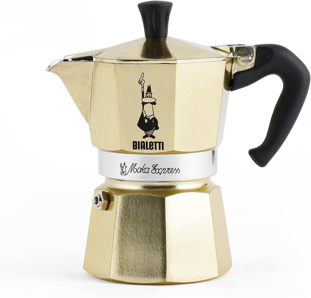 Bialetti Caffettiera Moka Express Gold 3