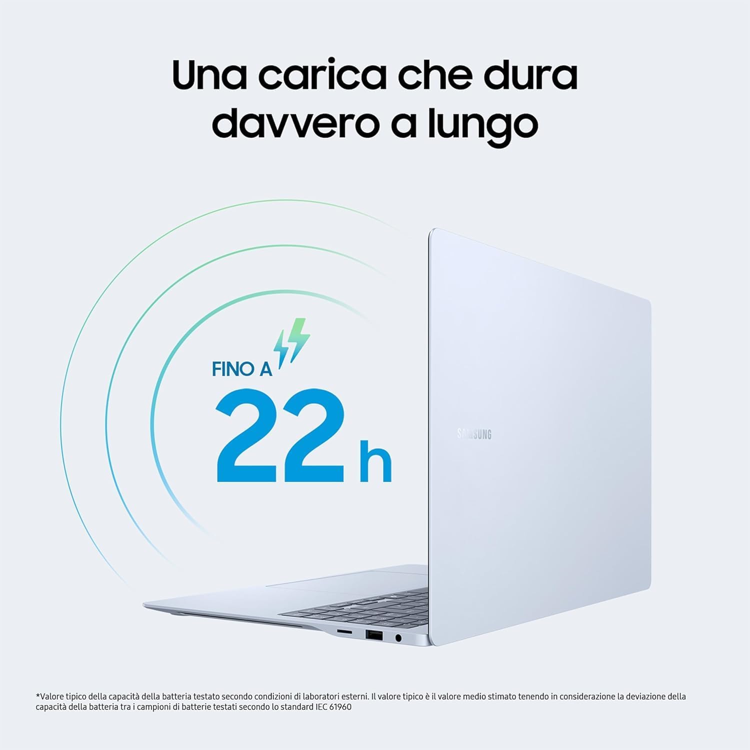 Samsung Laptop Galaxy Book4 Edge Display 16" WQXGA+ AMOLED Touch Screen Snapdragon Elite X1E 16GB RAM 512GB SSD Windows 11 Home Sapphire Blue