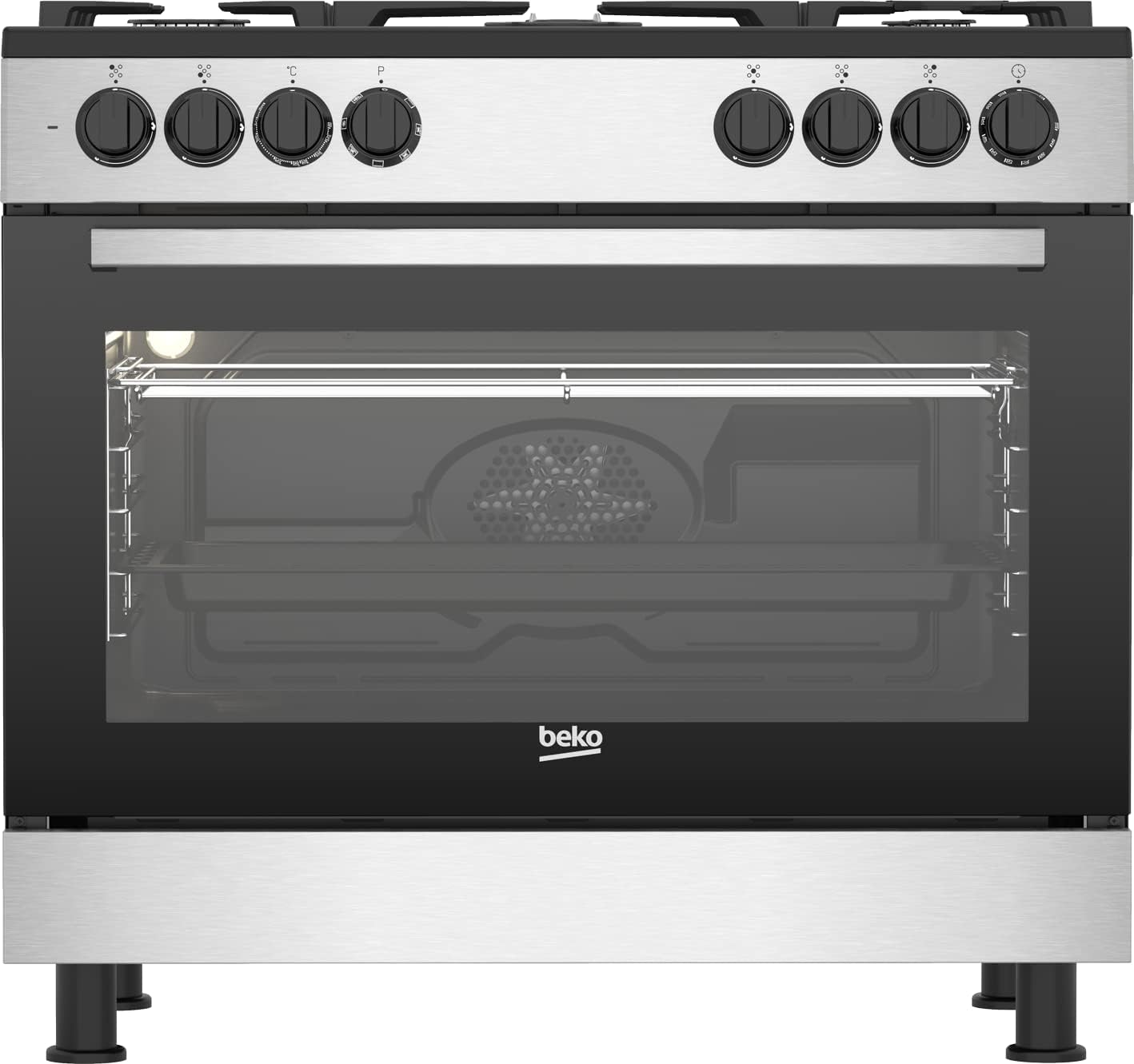Beko Cucina GM15122DXB Inox 90x60 Ventilata