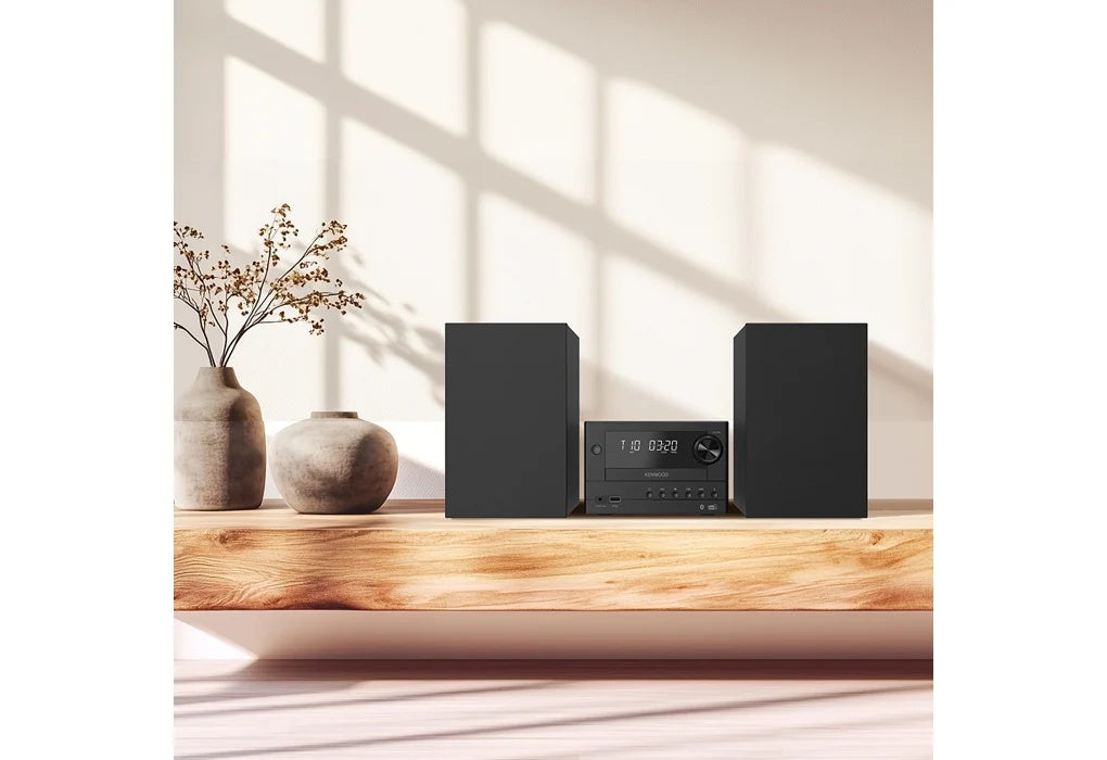 Kenwood Micro Hi-Fi M-450DAB DAB+ Bluetooth 5.4 CD USB 20 W Nero