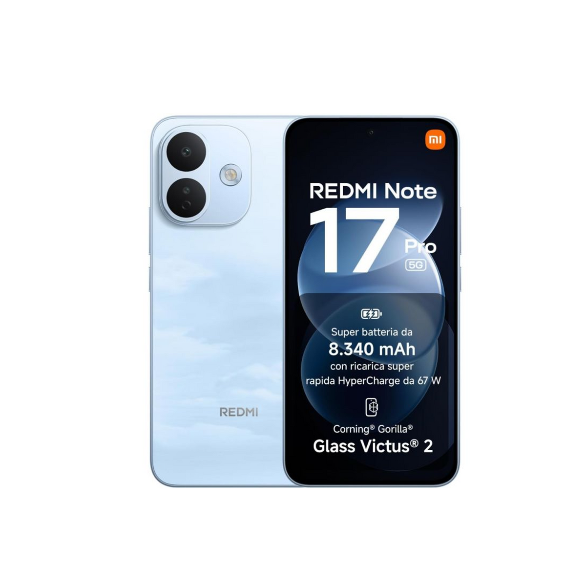 Xiaomi Redmi Note 17 Pro 5G 17,4 cm (6.83") Doppia SIM 6 GB 256 GB 8340 mAh Blu
