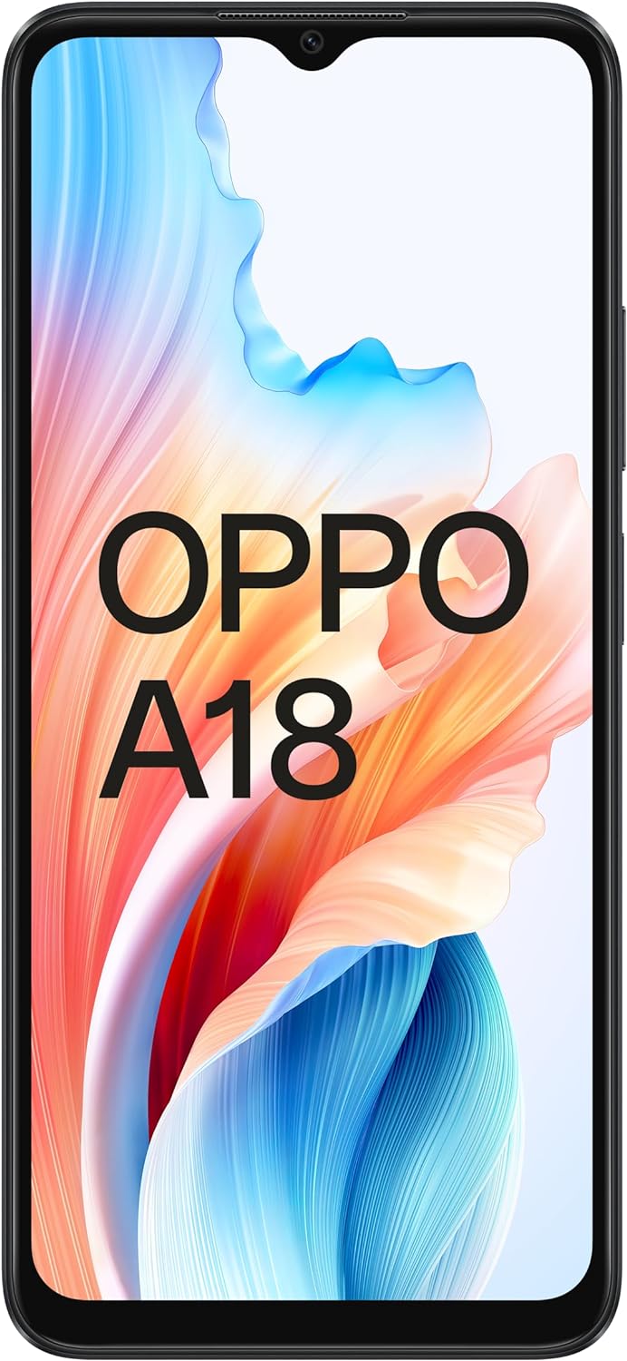 Oppo A18 4Gb 128Gb 6.56'' Dual Sim Glowing Black