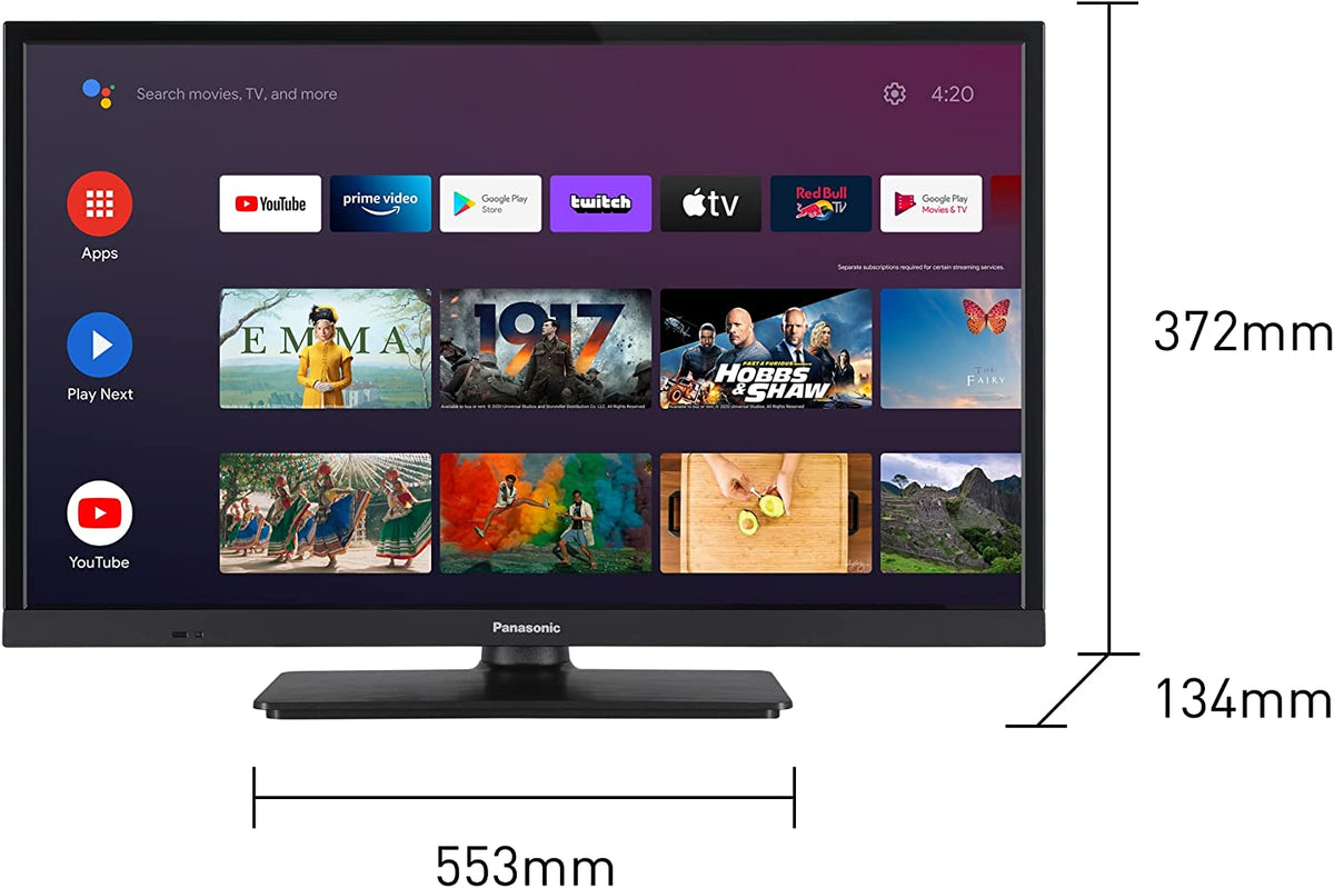 Panasonic Tx-24ls480e Led Hd Smart 24"