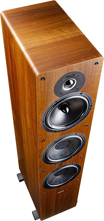 Indiana Line Tesi 661 L Colore Noce Coppia Casse Pavimento 30-160W 3 vie Bass Reflex