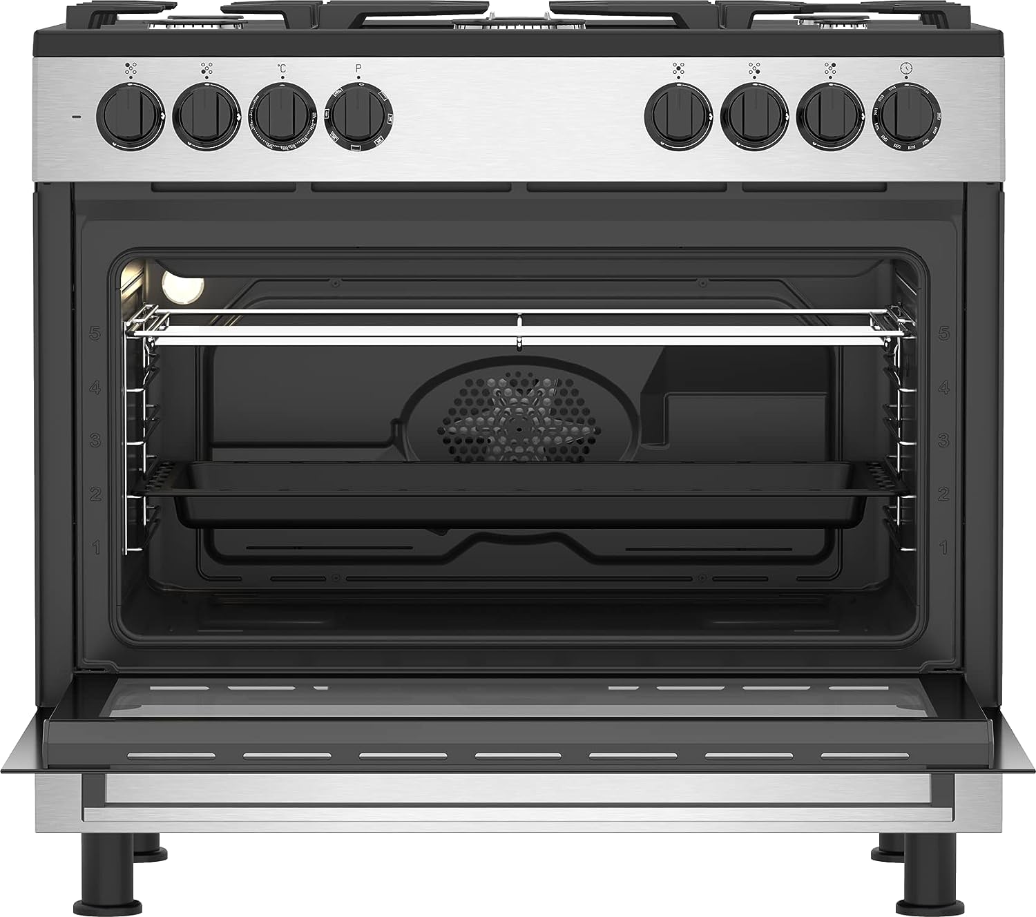 Beko Cucina GM15122DXB Inox 90x60 Ventilata