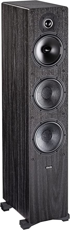 Indiana Line Tesi 661 N Colore Nero Rivere Coppia Casse Pavimento 30-160W 3 vie Bass Reflex