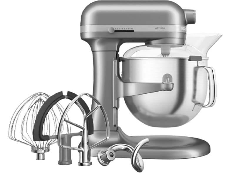 KitchenAid Impastatrice Planetaria Con Ciotola Sol­le­va­bi­le 6,6 L 5KSM70SHXECU Silver