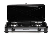 Melchioni MINERVA NEW - Fornello a gas 2 fuochi Nero