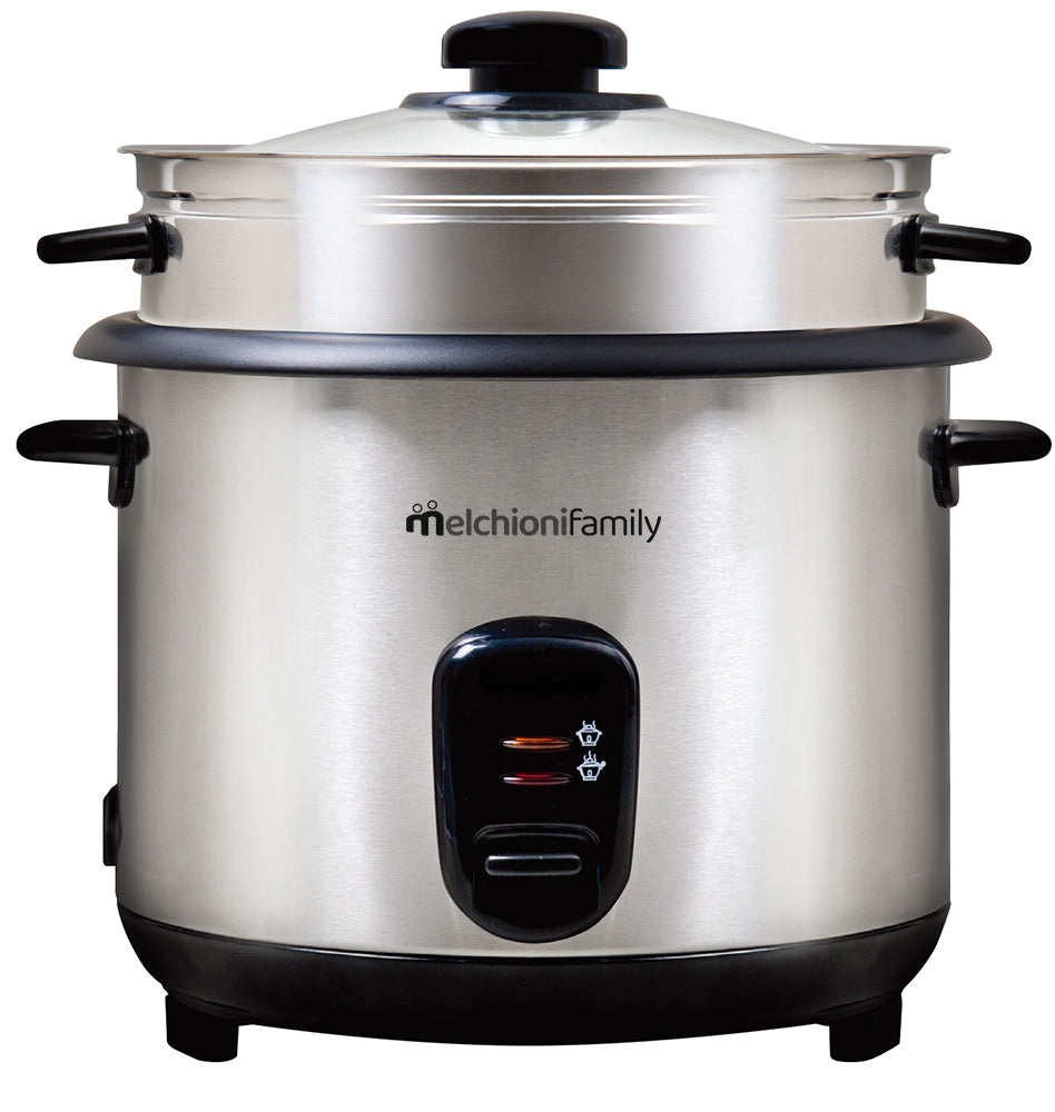 Melchioni Cuociriso Loto antiaderente - 1,5lt - cottura e riscaldamento - spegnimento automatico