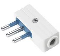 PolypoolSpina elettrica Polypool 10A 2P+T Spaziozero 90gradi IMQ, conf blister Bianco [PP0416Q]