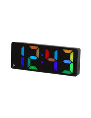 Lowell D9538N Orologio Sveglia da tavolo digitale nero muilticolore