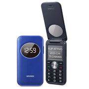 Brondi Window Flip 2 telefono cellulare Dual Sim | Blu