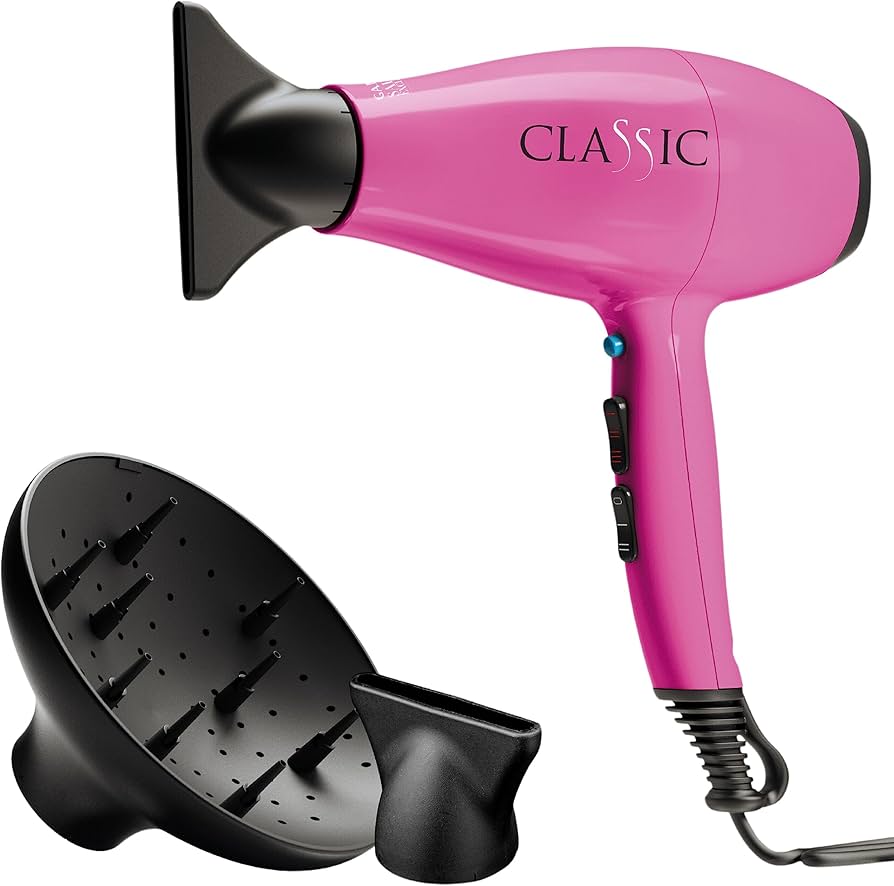GA.MA Classic PH2515 Asciugacapelli Professionale 2200W Fucsia con Motore AC