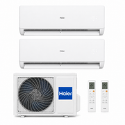 Haier KIT Climatizzatore Flexis Plus Dual Split 9000+12000 BTU Wi-Fi R32