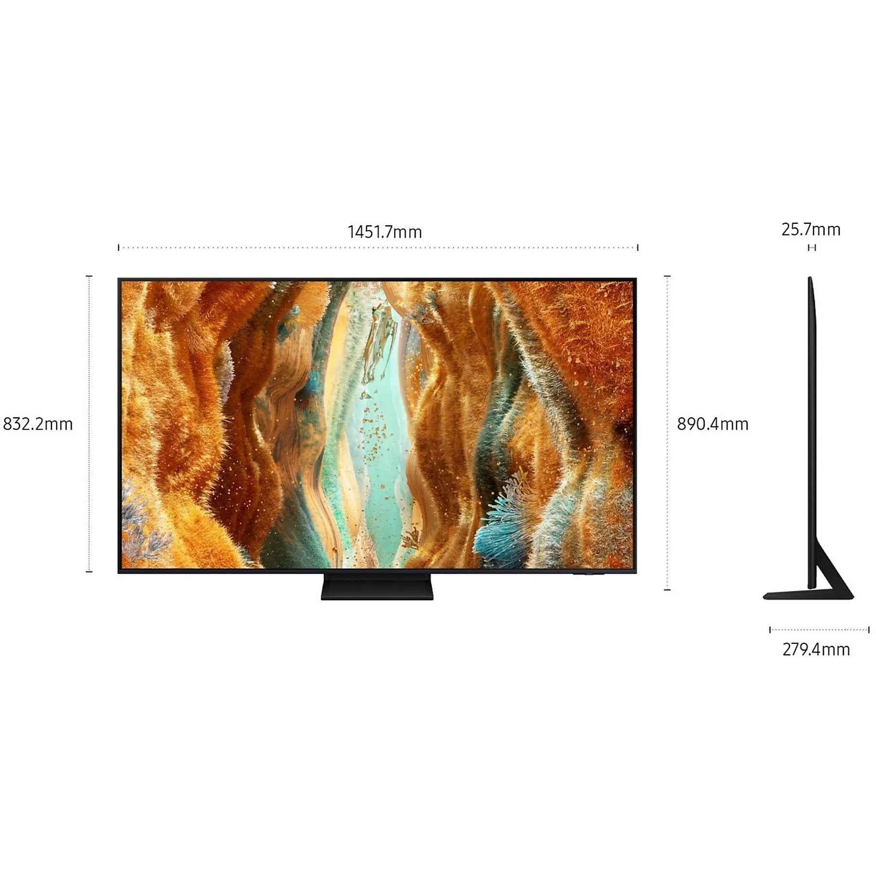 Samsung Smart TV 65" QE65QN70FAUXZT Neo QLED 4K Mini LED 2025