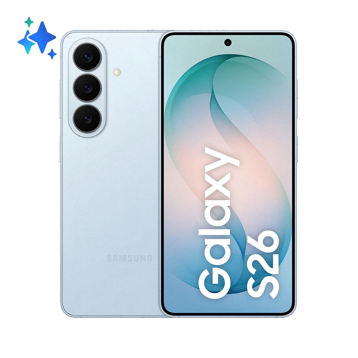 Samsung Galaxy S26 Smartphone AI, 256GB, Processore avanzato, Assistente Foto, Creative Studio, Camera 50 MP, 4300 mAh, Sky Blue