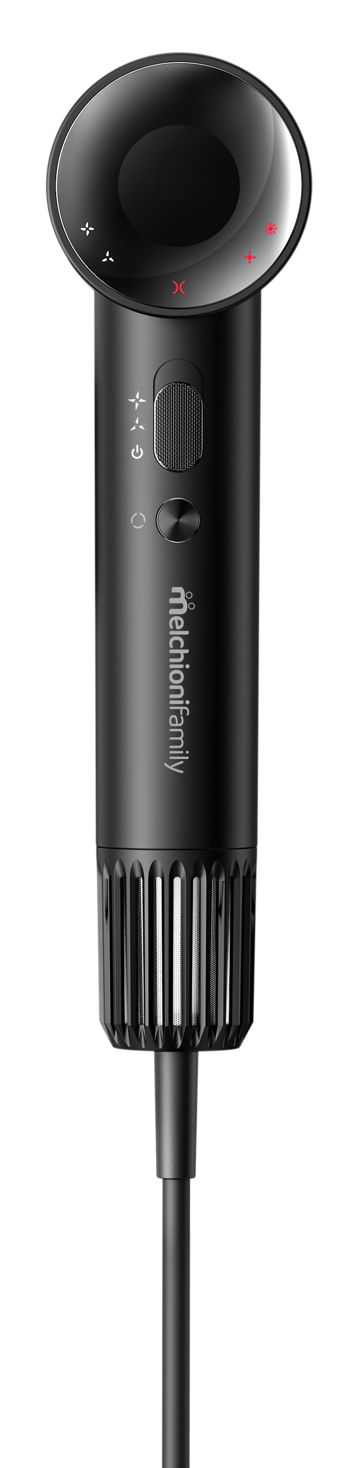 Melchioni Family Crystal Style asciugacapelli leggero  tecnologia avanzata per proteggere i capelli