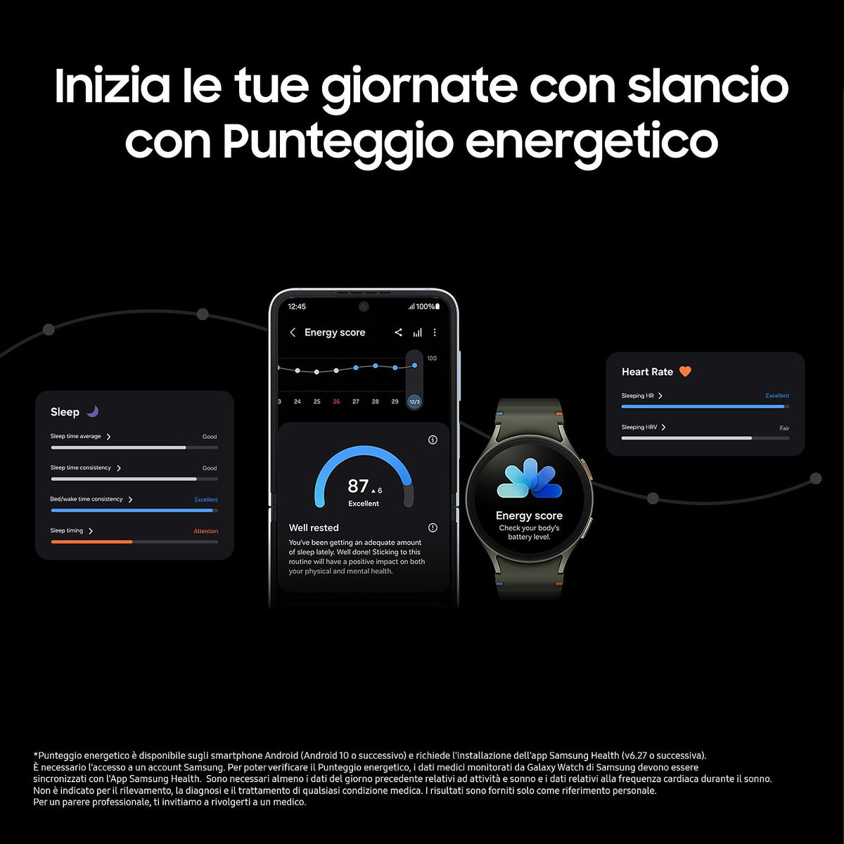 Samsung Galaxy Watch7 Smartwatch 44mm Khaki