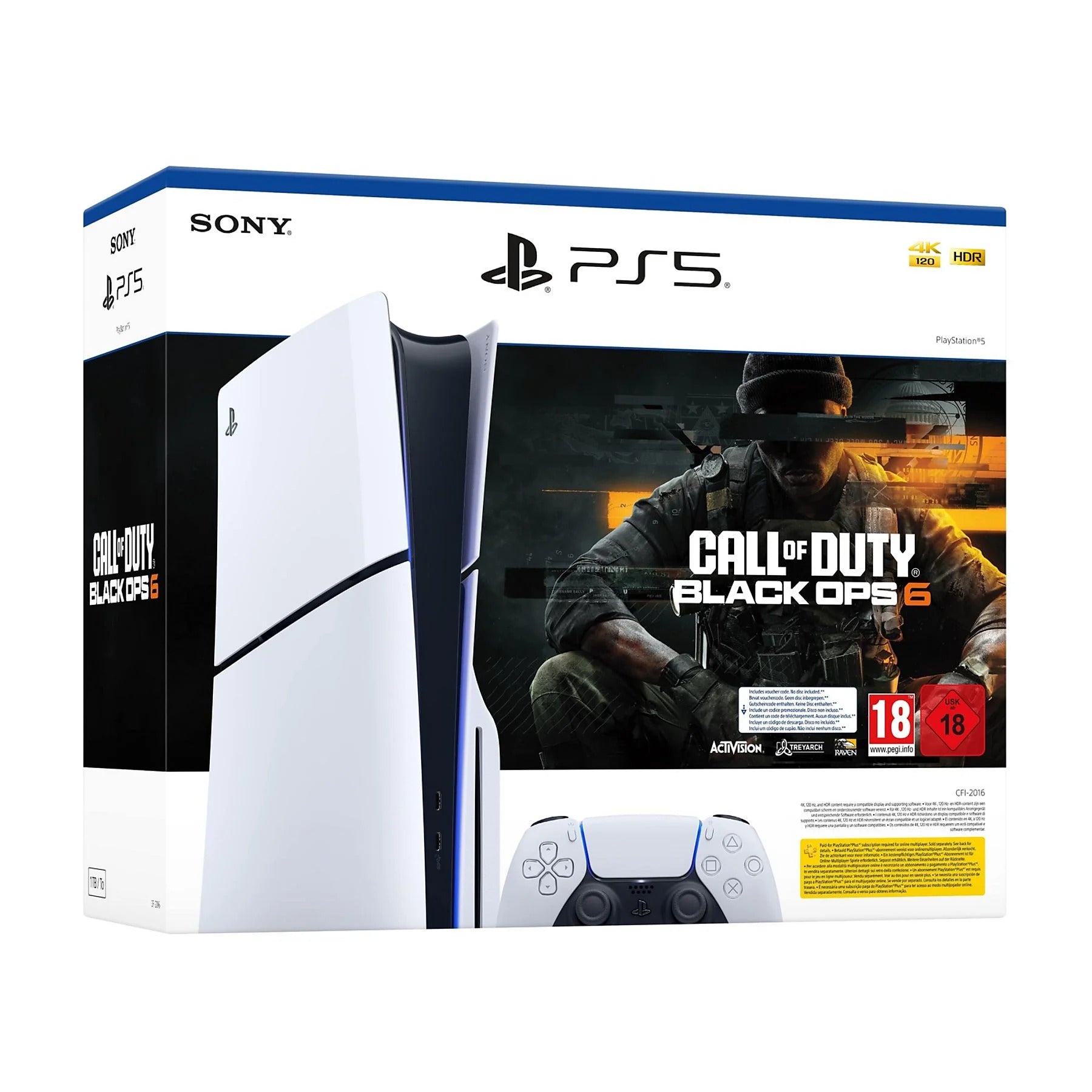 SONY PS5  White + CALL OF DUTY: BLACK OPS 6