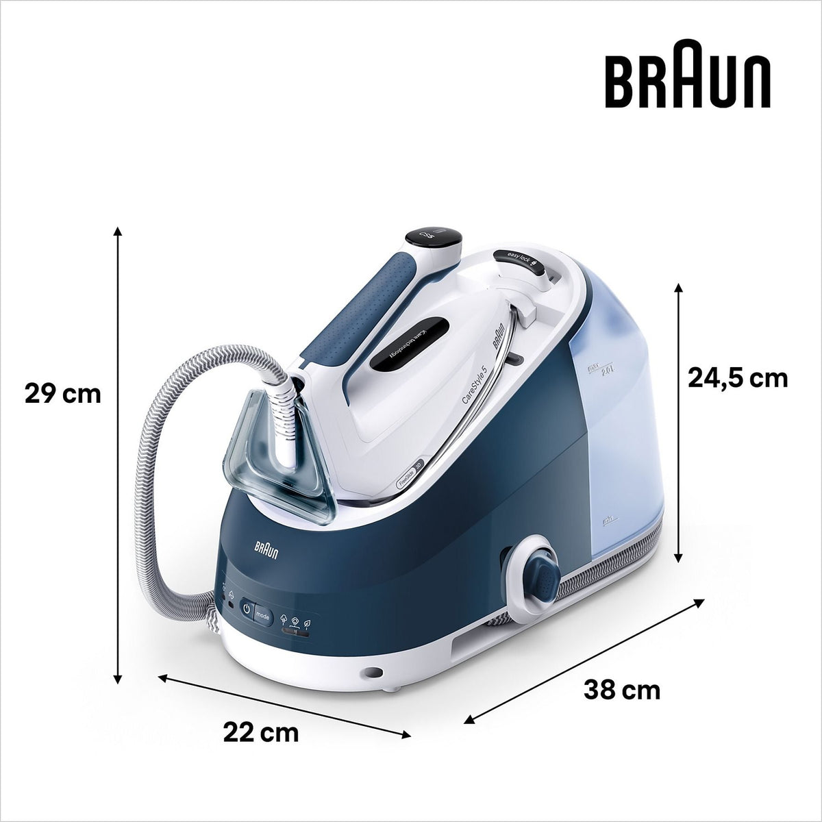Braun CareStyle 5 IS5245BL 2400 W Ferro a caldaia