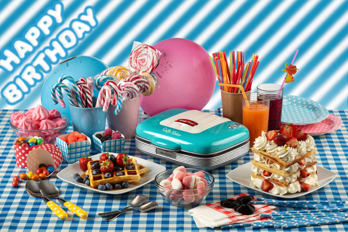 Ariete 00C197301AR0 piastra per waffle 2 waffle 700 W Blu