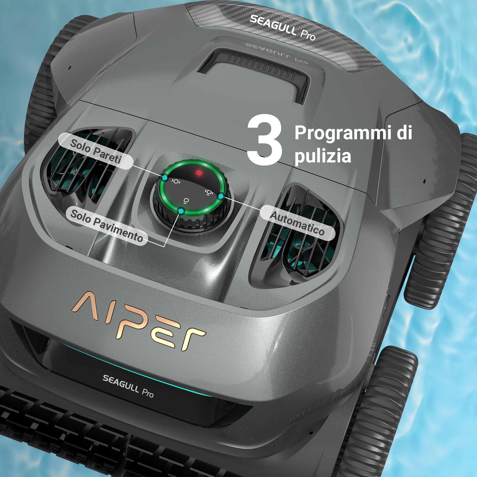 Aiper Seagull Pro Robot Pulisci Piscina a batteria