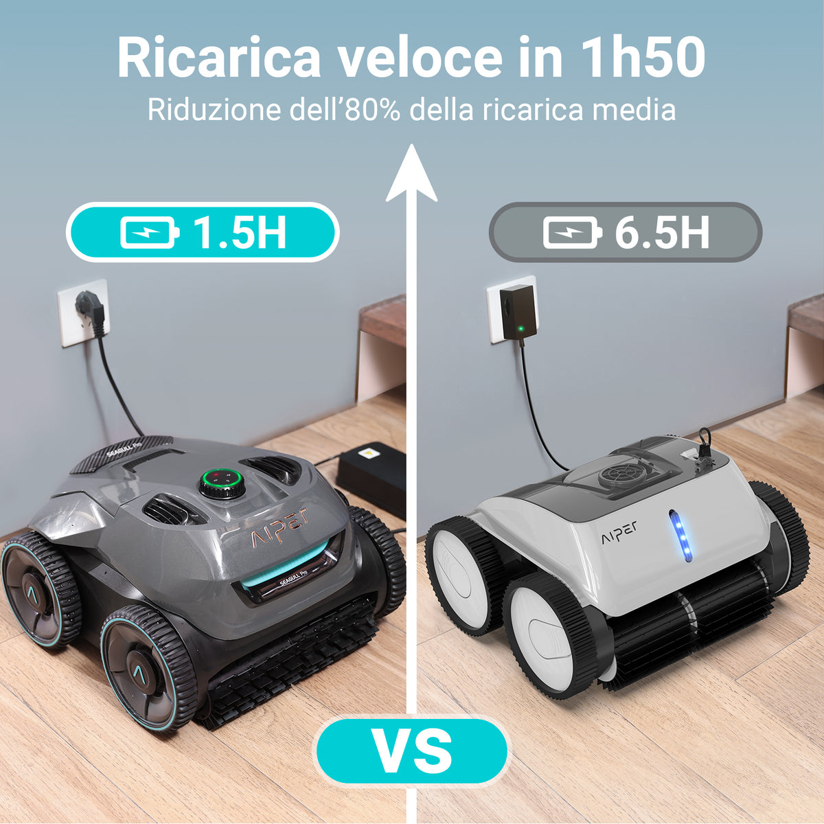 Aiper Seagull Pro Robot Pulisci Piscina a batteria