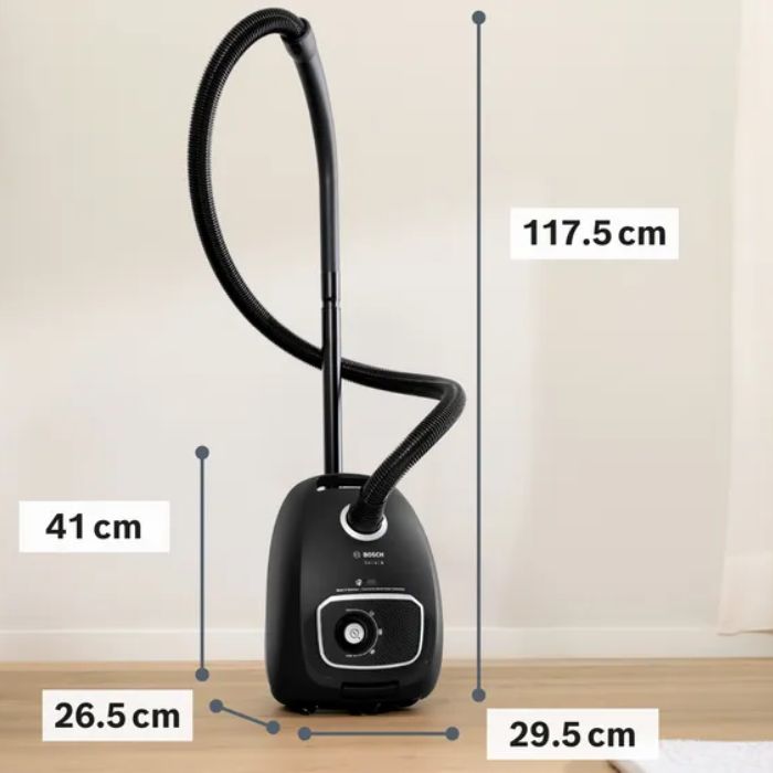 Bosch BGB41BA1 Serie 4 Aspirapolvere con sacco Nero
