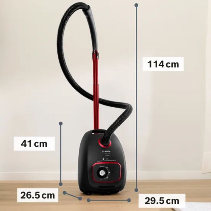 Bosch BGB41POW1 Serie 4 Aspirapolvere con Sacco Propower Nero