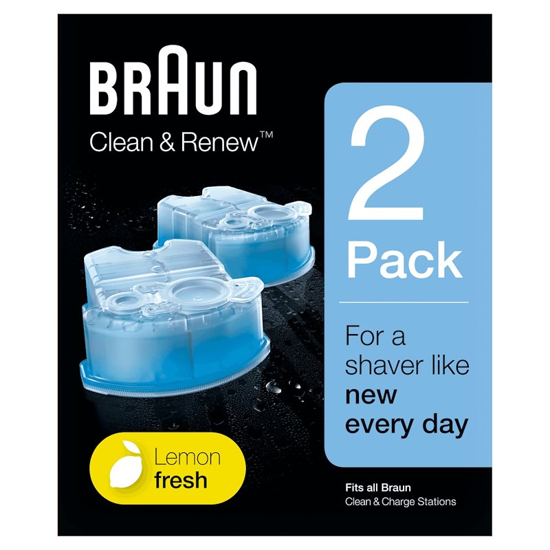 Braun Clean & Renew Cartucce di Ricarica Ccr2