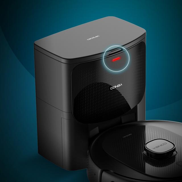 Cecotec Conga 7490 Immortal H Aspirapolvere Robot 2600 Pa  spazza, aspira, lava e pulisce Nero