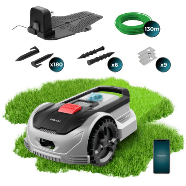 Cecotec Conga 500 Connected Robot Tagliaerba fino a 500 m2