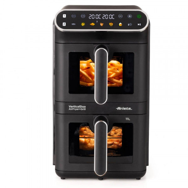 Friggitrice ad aria Ariete 4640 Vertical Duo da 11 litri con doppio cestello