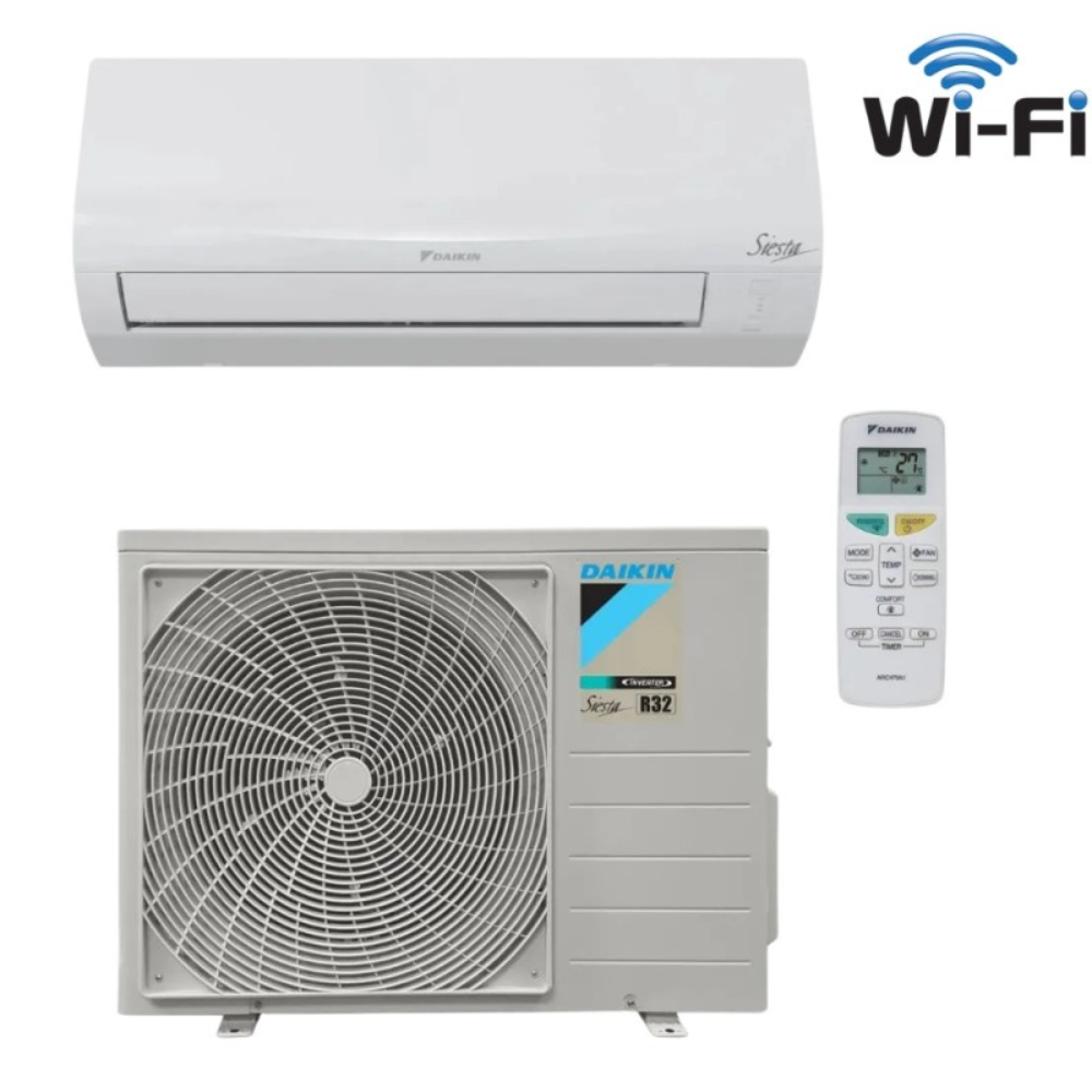 Daikin ATXF50F\ARXF50F Condizionatore Fisso, Unità Esterna E Unità Interna, Inverter, Avorio
