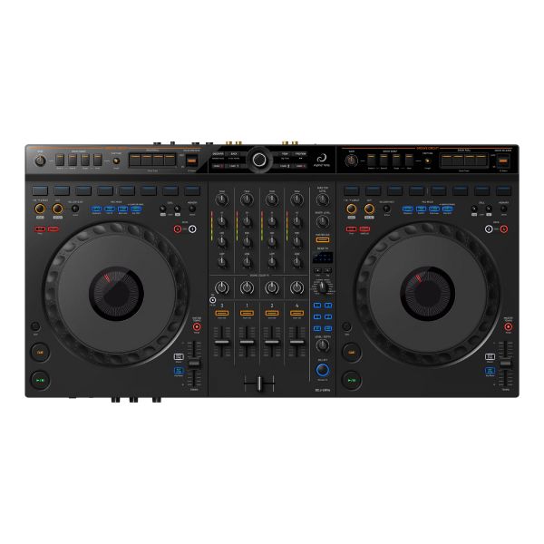 AlphaTheta DDJ-GRV6 Controller DJ 4 Canali Funzione Groove Circuit Jog Wheel Grandi Compatibilità Rekordbox e Serato DJ Pro