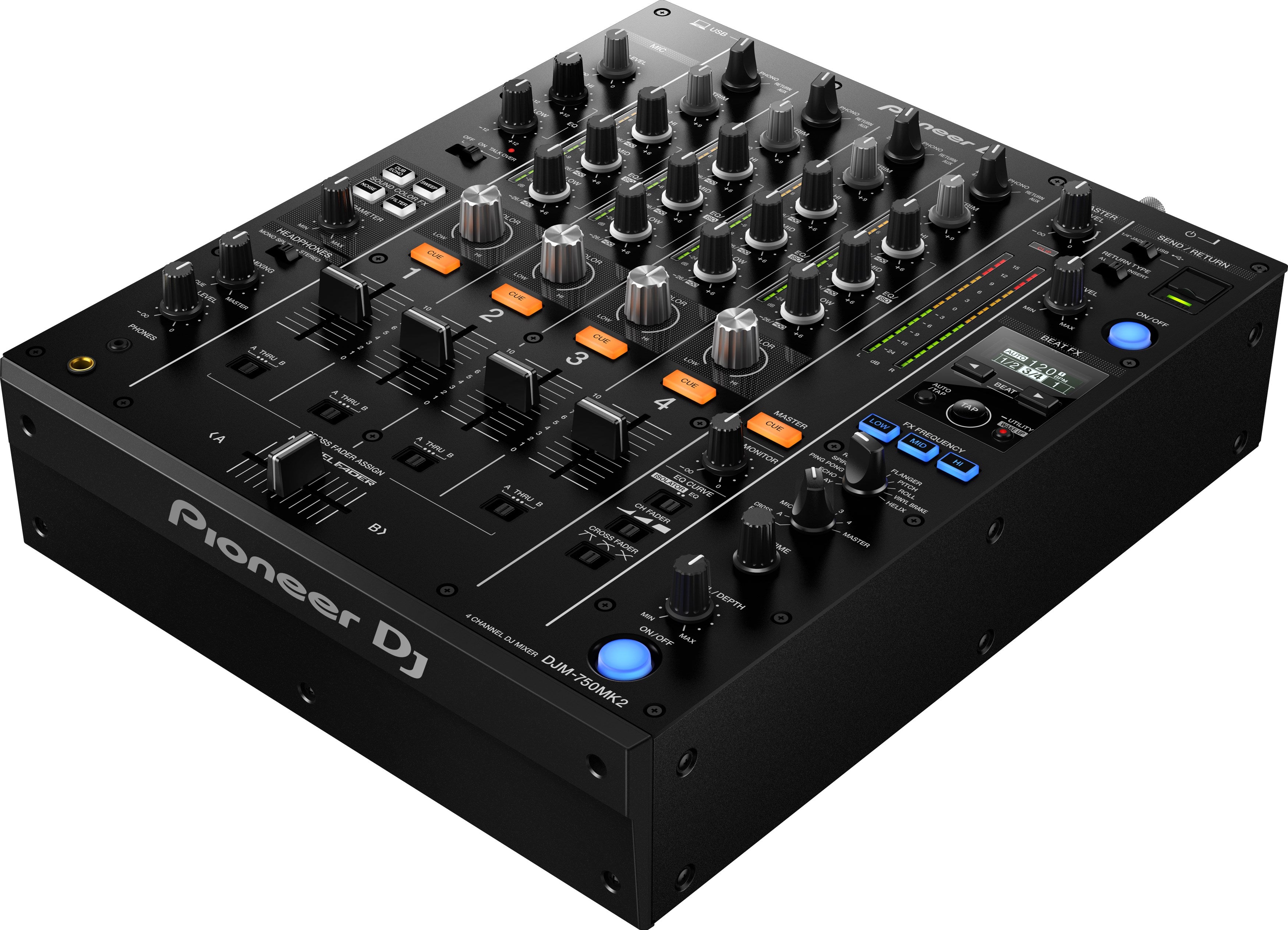 Pioneer DJ DJM-750MK2 4 Channel Mid-Range Digital Mixer